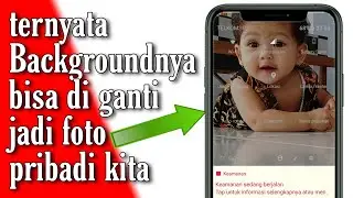 Cara membuat background quick setting Dg foto pribadi