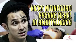 Vicky Nitinegoro pasang Behel di Beautylogica