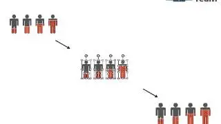 percentage chart for people growth powerpoint slides