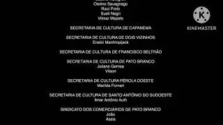 Créditos Finais Com Música Flip Horizontal