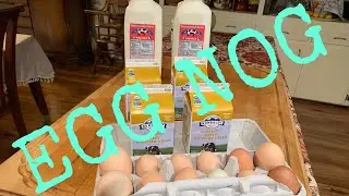 Best Homemade RAW Egg Nog 🥚