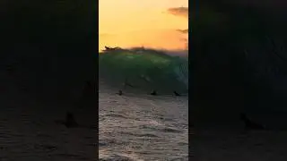 Beautiful Sunset at the World’s Deadliest Wave!!