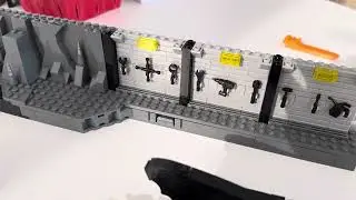 Lego batcave build progress 1
