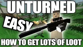 выживание в unturned/нашли 40 СИШЕК!!!!!