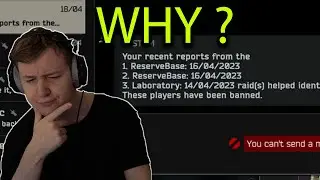 First Results of the new Report System - Escape From Tarkov