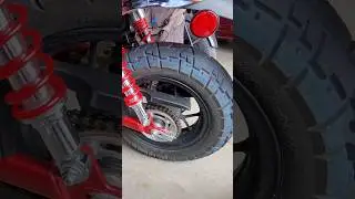 Tire Turned Blue For Me #bluetire #monkeybike