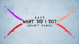Hayd - What Did I Do? (MVIXZ Remix) [Lyrics Video]