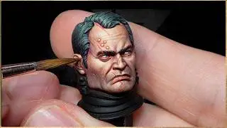 I paint the MOSt realistic face I have ever painted. Warhammer Space Marine 2