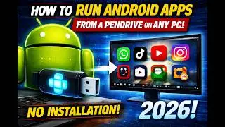 Run Android Apps on ANY PC Using USB 😱 (No Install Needed!) 2026