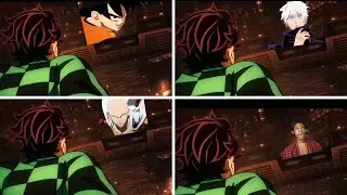 Demon Slayer : When Goku , Saitama & Gojo In Mozan's Place