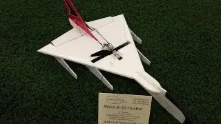 Sawn Craft Micro B-58 Hustler Prototype Flight
