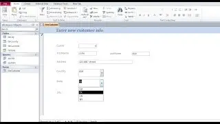 Microsoft Access pt 9 (Cascade Combo Box)