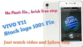 vivo y11 LOGO Stuck 100% fix