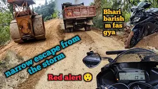 Biparjoy Tufan 😲💯coming gujrat 🔥Aaj to bure fase // Road block 😱😱 #Biparjoye #storm