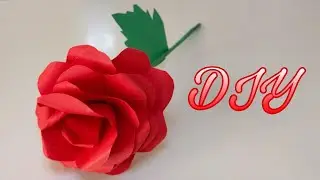 Роза из бумаги А4 // Как сделать розу из бумаги // Как сделать розу 🌹🥀
