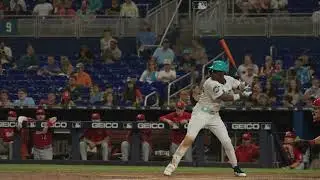 Jazz Chisholm Jr. Slow Motion Swing