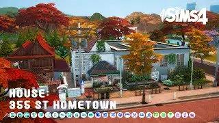 [No Music] The Sims 4 | 355 ST Hometown | No CC | Vlog | Download 🏡🌴
