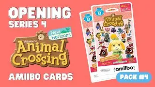 Opening Animal Crossing Amiibo Cards Series 4, Pack 4
