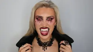 Easy Vampire Halloween Makeup Tutorial