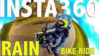 RAIN BIKE RIDE | INSTA360 X4 | NIGHT RIDER