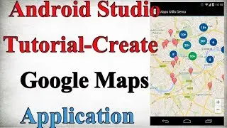 Android Studio Tutorial - How to  Create Google Map with source code