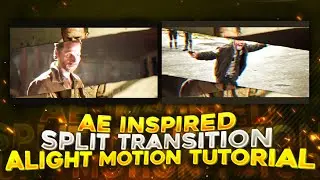 AE INSPIRED 😲🔥split transition alight motion tutorial [PRESET?] LINK IN DESCRIPTION 🙂