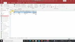 Cara membuat ERD (Table, Query, Form, dan Report) di Microsoft Acces