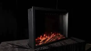 Modern Ember Highmark Traditional 44-In Built-In-Electric Fireplace Insert
