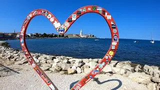 Poreč street walking Croatia
