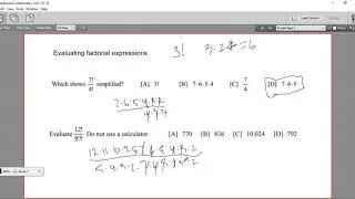 Evaluating Factorial Expressions