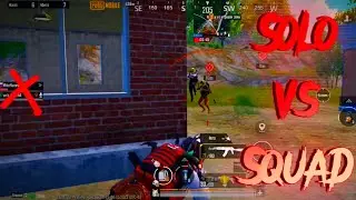 Solo vs сквад фрагмув в Pubg Mobile