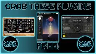 3 great free plugins to grab! Minimoog synth, haunting horns and reverb!! No talking!