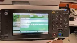 Como escanear a memoria USB desde una maquina RICOH serie 2, 3 y 4