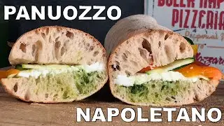 Sans doute le meilleur PAIN SANDWICH du MONDE 😋 : Le PANUOZZO NAPOLITAIN  [ RECETTE FACILE ]