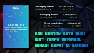 TERRRLEGIT..‼️ APLIKASI PENGHASIL BITCOIN SEHARI DAPAT 1000 SATOSHI