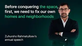 Before conquering the space, first, we need to fix our own homes and neighborhoods