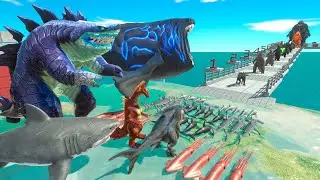 BLOOP or SHARKZILLA Who can defeat 10 level of GODZILLA ULTIMA Ranked From Weakest To Strongest