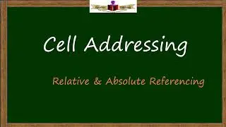 Cell Addressing in Spreadsheet