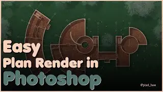 Plan Render #01 | Photoshop Render