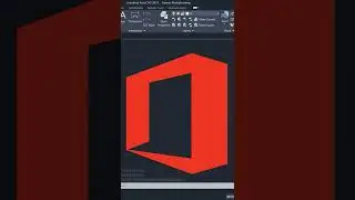 AutoCAD 2D Exercise Create Microsoft Office Logo