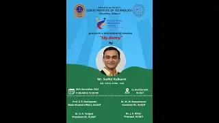 Motivational Session "My Story", by Mr.Sudhir Kulkarni, GM, INTEL CORP., USA Live  @ KLSGIT