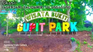 GUPIT PARK - Wisata baru di TULUNGAGUNG ll Gowes bareng anak istri Lanjut mendaki bukit