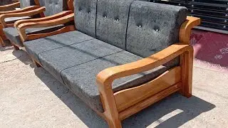 Wooden Sofa Design / Latest Sofa Designs / Modern Sofa Set #nafeesfurniture
