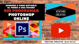 PHOTOSHOP ONLINE: COMO QUITAR EL FONDO DE UNA IMAGEN [[[SIN PROGRAMAS]]] - 2019
