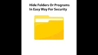 Hide Programs in PC.