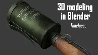 Blender 3D modeling Timelapse | Game asset.