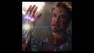 I AM IRONMAN Snap Scene | Marvel Avengers Endgame 2019 | Blade Works FHD 60FPS Cropped for 4:5 |