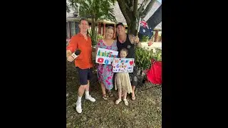 Aussies in Samoa on Sunrise on 7 weather with Sam Mac