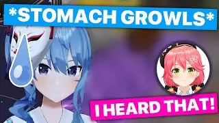 Suisei's Stomach Growls On Stream (Hoshimachi Suisei / Hololive) [Eng Sub]