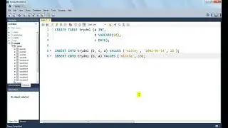 MySQL Single Row INSERT Operation || (Visit description for more info)
